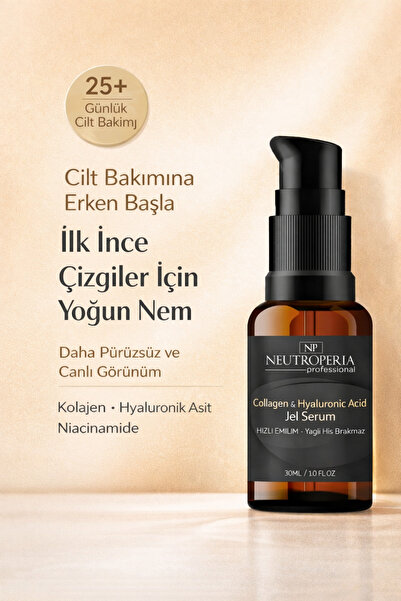NEUTROPERIA Peptit İçerikli Yaşlanma ve Kırışıklık Karşıtı serum–Sıkılaştırıc...