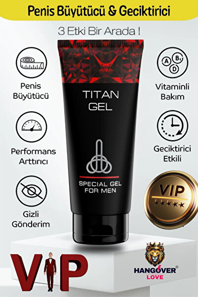 BİG POWER Titan Jel Bakım Kremi Ekstra Etkili Géciktirici Büyütücülüm Sertleş...