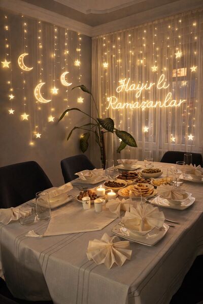 BRL ÇEYİZ HOME طقم مائدة كولبر بتفاصيل خطية بدون خياطة لـ 12 شخصًا 26 قطعة - ...