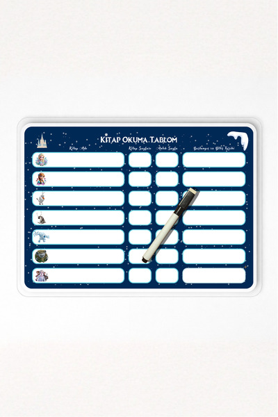 caps Planificator de urmărire a citirii cărților pentru copii – Caiet de biro...