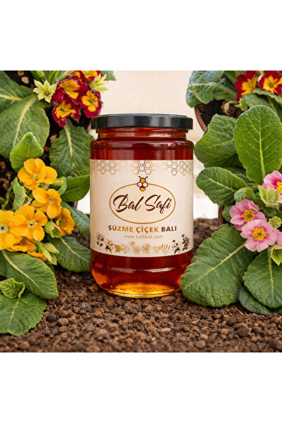 Balsafi Süzme Çiçek Balı 1 KG %100 Doğal Katkısız Saf Çiçek Balı Organik Arı ...