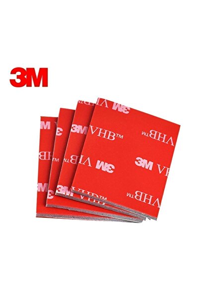 3M VHB Çift Taraflı Bant 25mm (10 Adet) - Isıya ve Suya Dayanıklı Araç, Ayna,...