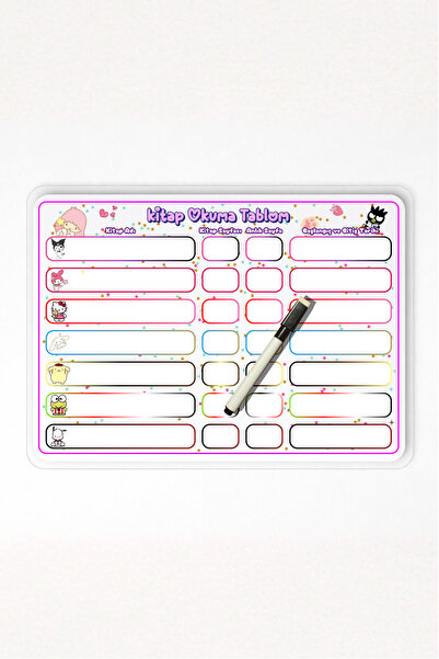 caps Проследяващо четене на детски книги на тема Sanrio - Kuromi & Hello Kitt...