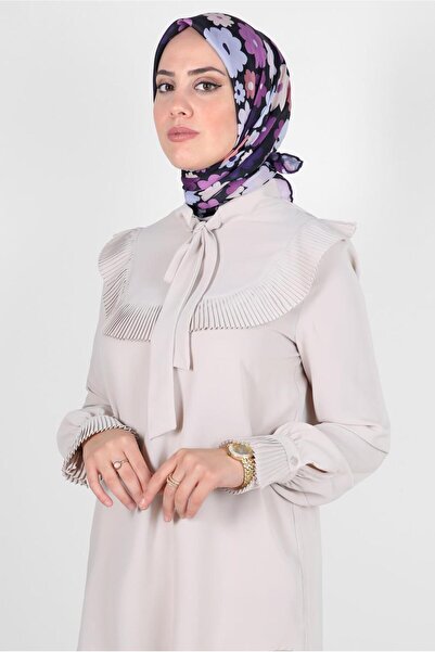 Alvina Eșarfă organică cu model de margarete 8214