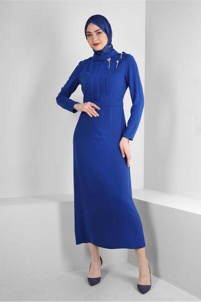 Alvina فستان مع إكسسوارات وتفاصيل دروب 43519