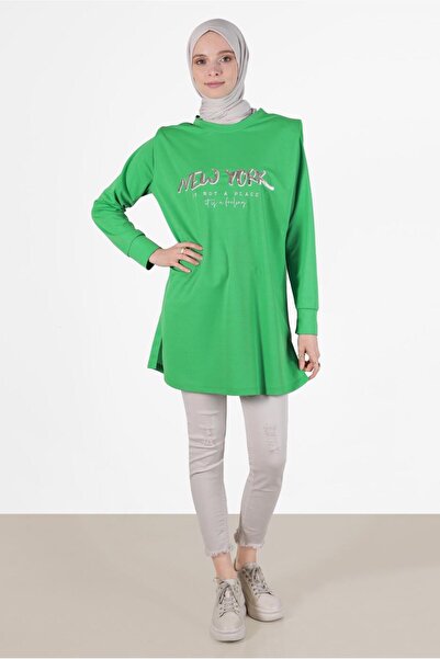 Alvina Padded Printed Tracksuit Tunic - 42776