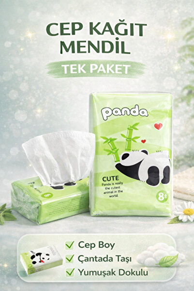 M&H 1 Adet Cep Kağıt Mendil - Taşınabilir Çanta Boy - Cep Mendili - Taşınabil...