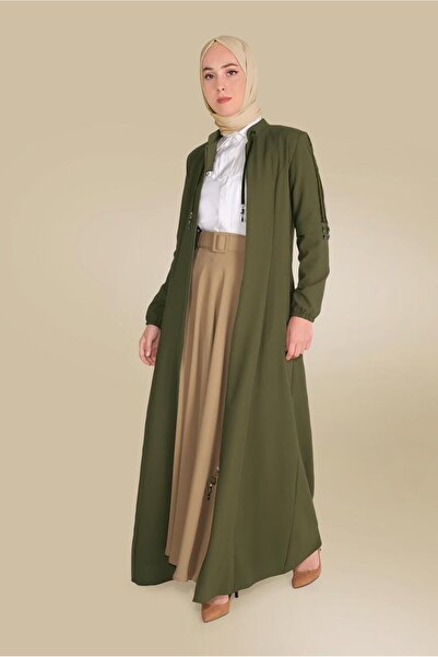 Alvina KOLLARI BONCUK VE ŞERİT DETAYLI PARDESÜ 10202