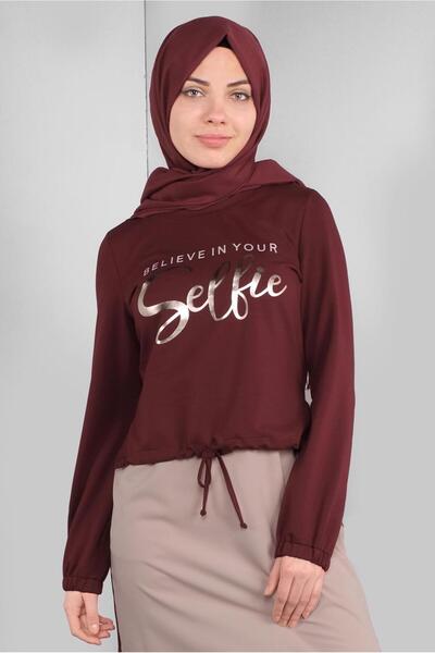 Alvina 41230 Model Text imprimat și tunică cu șireturi