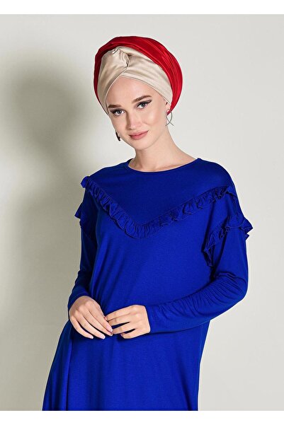 Alvina تونيك ممشط بتفاصيل كشكش 4363