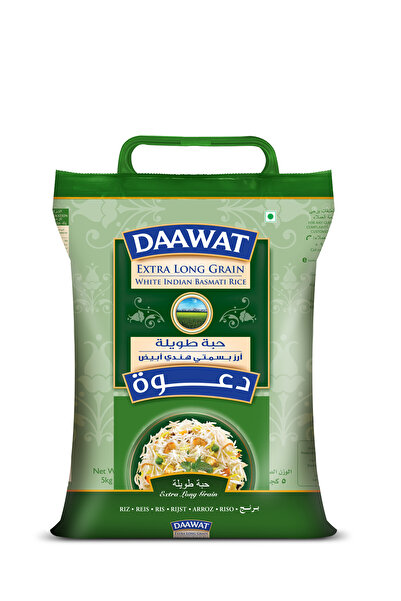 Daawat Extra Long Indian Basmati Rice, 5 Kg