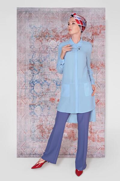 Alvina TUNIKA SA DETALJNIM KRAVATOM, KRATKA SPREDA I DUGA STRAGA 4925