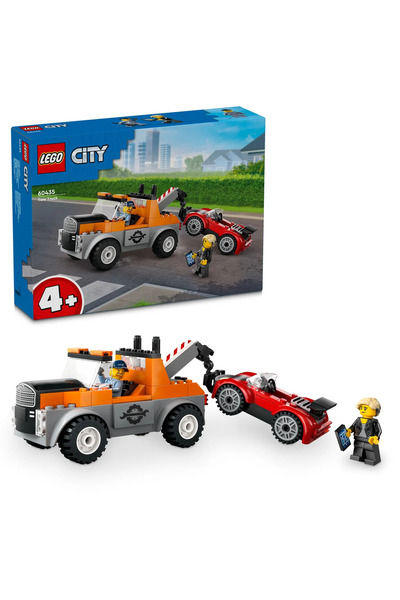 LEGO City Tow Truck and Sports Car Repair 60435 - Creative Oy for Children fr...
