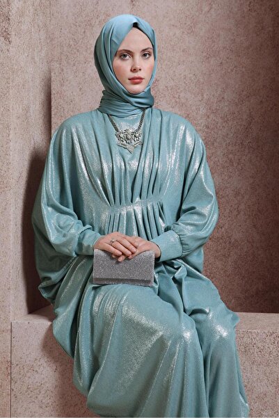 Alvina YARASA KOL BÜZGÜLÜ ELBİSE 44432