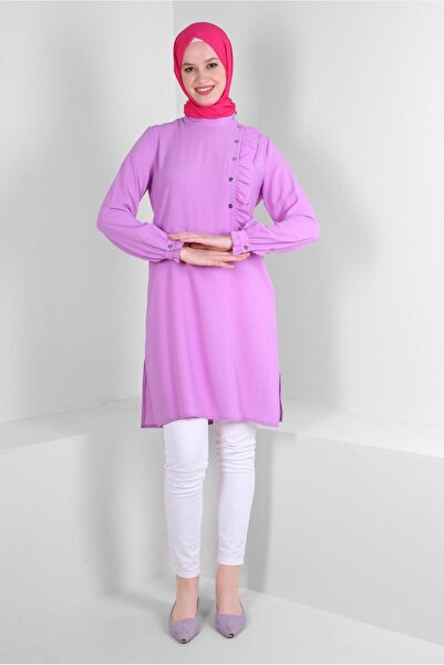 Alvina Tunika sa dugmićima i detaljima od volana 42825