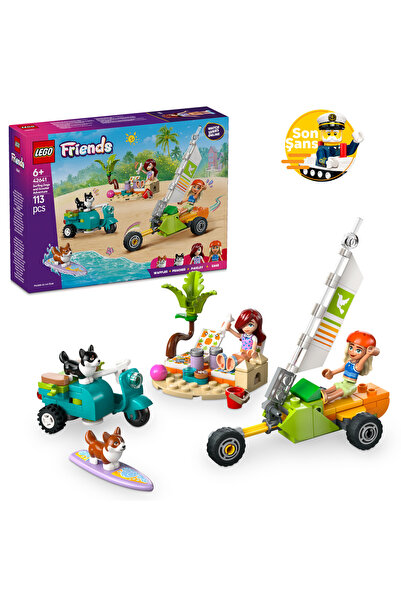 LEGO Friends Surfing Dogs and Scooter 42641 Building Set for 6+ Year Old Girl...