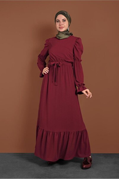 Alvina Haljina sa pojasom Sa volanima - 40339