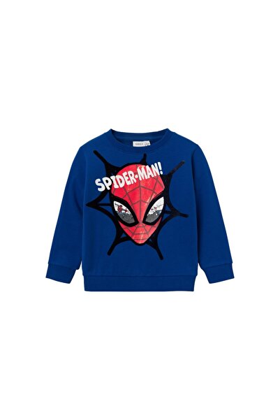name ıt Name It Spiderman Mavi Erkek Çocuk Sweatshirt 13221195