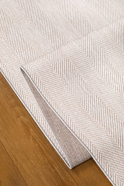 Valery Home Loom Yeni Nesil Bej Sisal Yumuşak Dokuma Mutfak Koridor Kilim Kay...