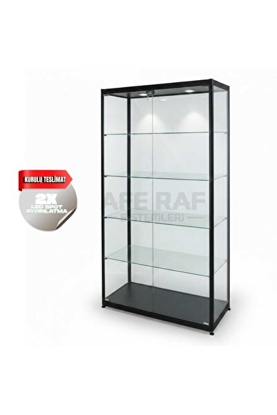 AFE DEKOR KURULU CAMLI VİTRİN, KOLEKSİYON, GÜMÜŞLÜK, CAMLI VİTRİN, VİTRİN-40X80
