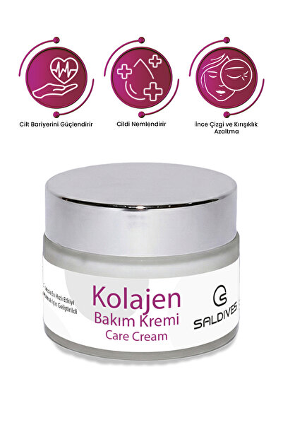 Kolojen Yüz Kremi 50 ml •Yüz Bakım Kremi • Günlük Cilt Bakımı • Cam Kavanoz