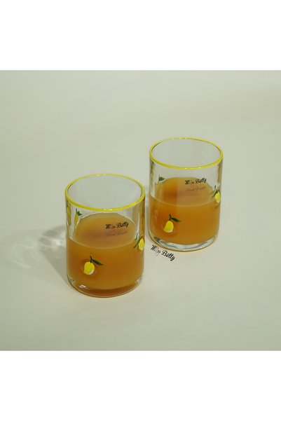 Miss Betty Linda 2-Piece Glass Soft Drink Cup