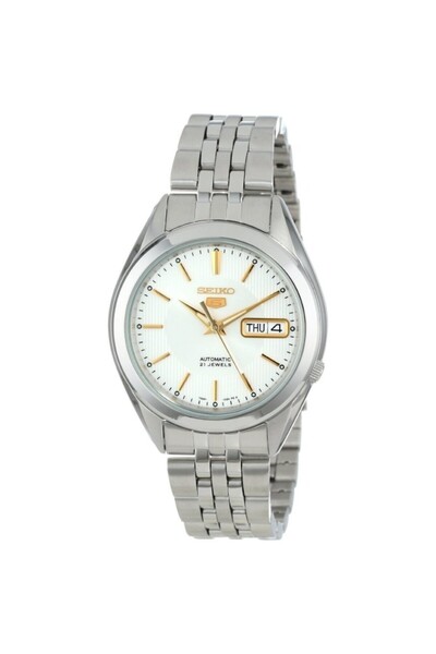 Seiko 5 SNKL17K1 Otomatik Çelik Gri Beyaz Kadran 5 ATM Erkek Kol Sati