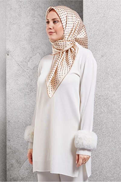 Alvina ألفينا وشاح حريري منقوش 51342