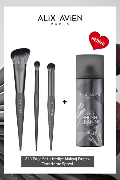 Alix Avien Yumuşak ve Dayanıklı Metalik Başlıklı Sentetik Kıl Yapılı Profesyo...