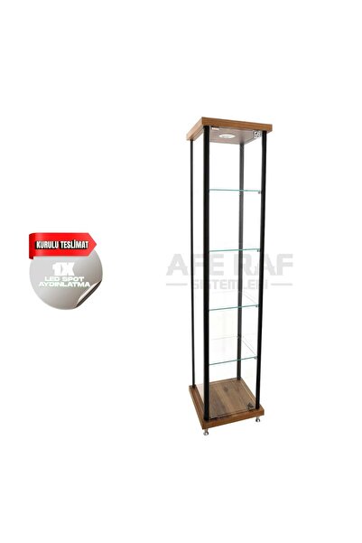 AFE DEKOR KURULU TESLİMAT, 40x40x175,CAMLI DOLAP, CAMLI VİTRİN, KOLEKSİYON DO...