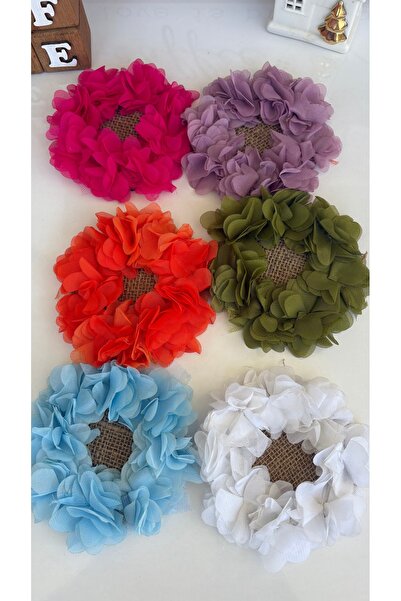 zeynepin dükkanı 6’lı çiçek bardak & fincan altlığı küçük boy supla 10 cm