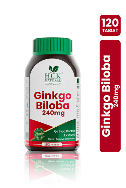 HCK NATURAL الجنكة بيلوبا 240 ملجم 150 قرص