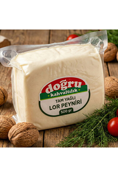9M Tam Yağlı Kaşar Lor Peyniri 500 gr Tatlı Yumuşak Bebek Loru Kahvaltılık