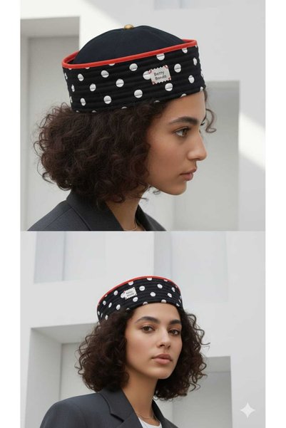 Bettys Betty Bands -Women's Fabric Docker Hat – Modern Sailor City Style Hat