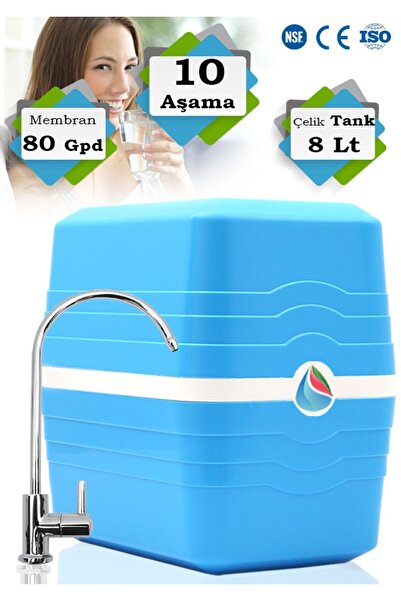 WaterMelon Wm21 Premium Ultramineral Ters Osmoz Metal 8 Litre Çelik Tanklı Su...