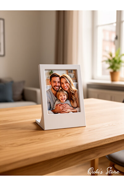 Qukis Store Fotoğraf Çerçevesi 9x6 cm, Instax Boyutları ile Uyumlu, Masaüstü ...