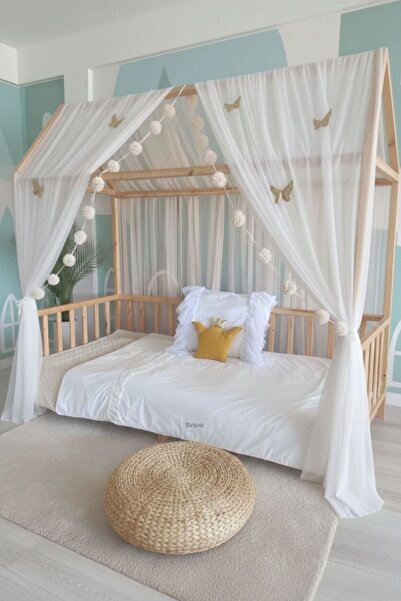 Svava Montessori Yatak Gölgeliği, Gölgelik Çadırı, Gölgelik Yatak,Çocuk Yatak...