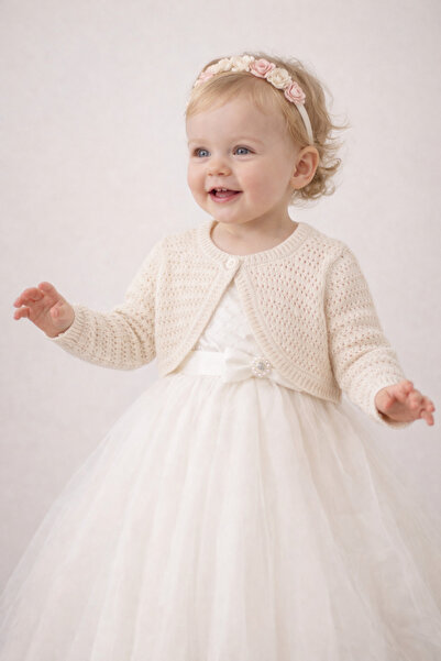 Minora تريكو مخرم بوليرو بيج