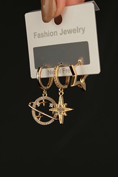 Jack Ferrero Çelik Renk Atmaz Garantli Faturalı Küpe