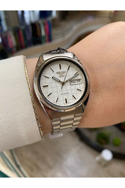 Seiko 5 SNXF05K1 39 mm Gri Çelik Otomatik Erkek Kol Saati