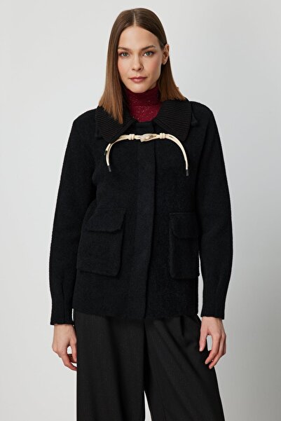 ON Felt Cardigan with Flap Pockets