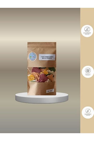 Loopi Şekilli Makarna Karışık Sebzeli Makarna