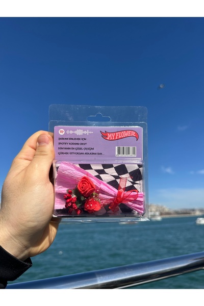 ZENVİ HOT FLOWERS Çiçek Aynalı Sevgiliye Çiçek Anlamlı Hediye Buket Solmaz Çi...