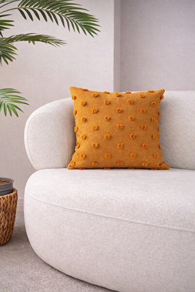 SWITA Декоративна калъфка за възглавница от плат на точки 43x43