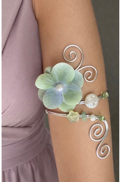 abeljewelry Çiçekli Fairycore Ayarlanabilir Pazu Bilekliği Armcuff Arm cuff