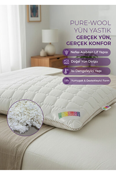 Days In Colours Pure-Wool Yün Yastık - 1000 Gram