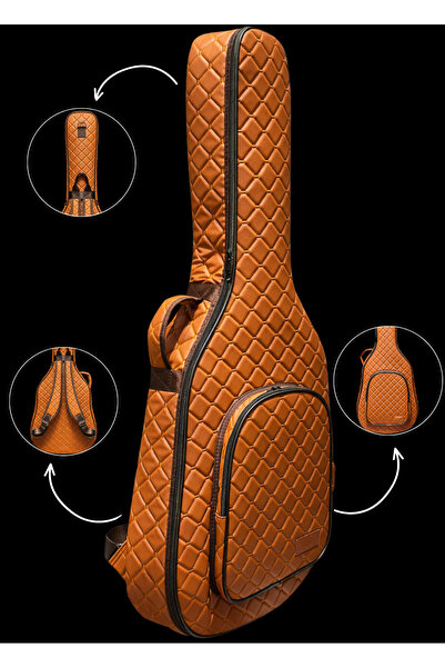 Erga Müzik КЛАСИЧЕСКИ КУФАР ЗА КИТАРА - КАЛЪФ - ДЕБЕЛ - ЧЕРЕН ПОДПЛЪТЕН - СИН...