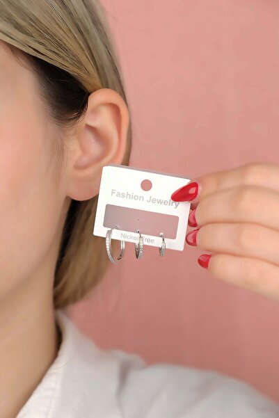 Jack Ferrero ÇELİK exclusive RENK ATMAZ GARANTLİ FATURALI KÜPE