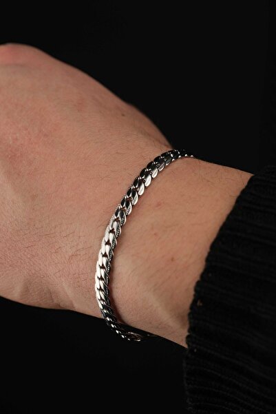 Jack Ferrero سوار فاتورة فولاذي خالي من الألوان للرجال