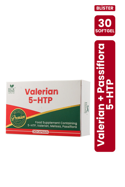 HCK NATURAL Passiflora Valerian Melissa Içeren Takviye Edici Gıda 30 Kapsül B...